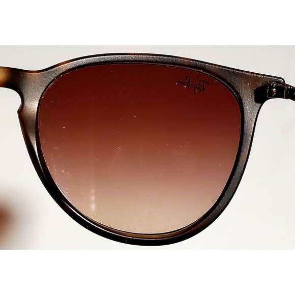 Ray-Ban ERIKA RB4171 865/13 Sunglasses Matte Havana 54 18 145 3N Italy w/ Case - Picture 10 of 16